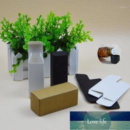 Gift Wrap 100pcs Small Brown Boxes, 3*3*14CM Kraft Paper Cosmetics Box For Tube/face Mask/Essential Oil, Eyeliner/mascara Case Package Factory price expert designs1