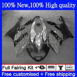 Fairings Kit For BMW K 1200S K1200 S K 1200 S K1200S 05 06 07 08 09 10 Bodywork 4No.50 K1200-S 05-10 K-1200S 2005 2006 Grey black 2007 2008 2009 2010 Full Body +Tank cover