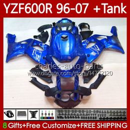 Body +Tank For YAMAHA Thundercat YZF600R Blue black YZF 600R 600 R 96-07 Bodywork 86No.72 YZF-600R 1996 1997 1998 1999 2000 2001 YZF600-R 96 02 03 04 05 06 07 Fairings