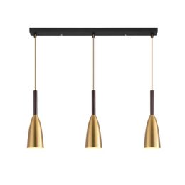 Modern Nordic Minimalist Pendant Lamps 1/3 Heads Adjustable Hanging Wire Lights For Kitchen Cafe Living Room Decor