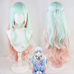Anime 85cm High Rise Invasion Shinzaki Kuon Cosplay Wig Synthetic Hair Heat resistant Wig for Halloween Party