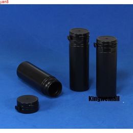 300pcs/lot Capacity 50ml Plastic PE Black Bottle with Tearing Cap for Capsule Powder Medicine Candies Food Packaginggood qualty