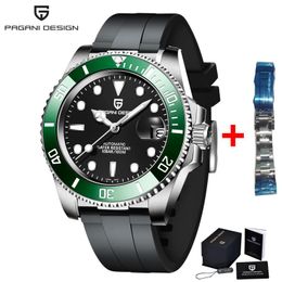 DESIGN Men's Watch Automatic Mechanical Clock Stainless Steel Explorer Sapphire Luxury Relogio Masculino Wristwatches