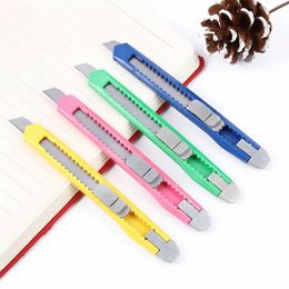Trumpet wallpaper knife replaceable blade knife plastic out of the box paper cutter office desktop stationery utility knife