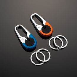 Car Keychain New Key Ring Metal Key Ring Creative Key Holder Metal Ring Chain Keyring Auto Accessories