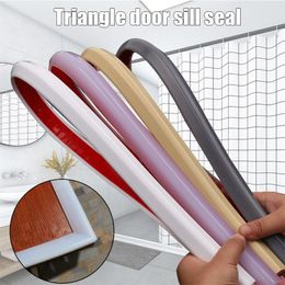 Other Bath & Toilet Supplies 1M Silicone Door Bottom Sealing Strip For Bathroom Water Blocking Stopper Shower Dam Flood Barrier KI