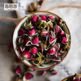 NEW Natural Dried Flower Mini Rose bud DIY wedding centerpieces room accessories gift for girlfriend 20g Y0630