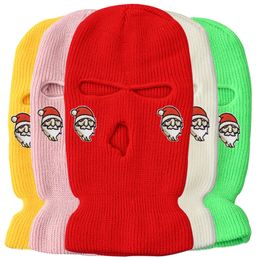Christmas Elder Keep Warm Hip Hop Mask Hat Caps For Ski Bicycle Cycling Beanies Halloween Funny Hats