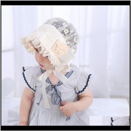 Girls Patterns Spring Summer Hats Caps White Pink Black Bonnet Easter For Babies 3V5Xe Hair Accessories Exktf