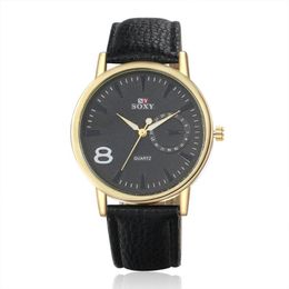 Wristwatches Watches Men SOXY Quartz Leather Watch Casual Wristwatch Male Clock Relojes Hombre Relogio Masculino
