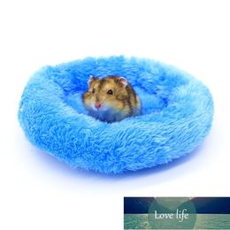 Warm Soft Hamster Cushion Round Velvet Hedgehog Warm Bed Mat Cage Nest Small Sleeping Supplies Factory price expert design Quality Latest Style Original