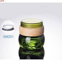 300pcs/lot Luxury 50ml 50g Cosmetics Empty lotion bottle green glass cream jar / BB creamgood qualty