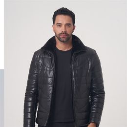 Leather Clothing Men's Coat Male Fashion Winter Jacket Man High-Quality Brand Apparel OGMANDO1706 211214