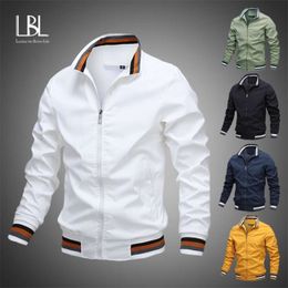 Mens Fashion Jackets and Coats Men's Windbreaker Bomber Jacket Autumn Men Army Cargo Outdoors Clothes Casual Streetwear 210928