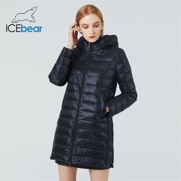 womens cotton-padded jacket fashion hooded coat casual brand apparel GWC20295D 211007