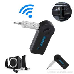 4PCS Mini 3.5mm Jack Aux Audio Mp3 Music Bluetooth Receiver Car Kit Wireless Handsfree Speaker Headphone Adapter for Iphone Z2 New Arrive Car