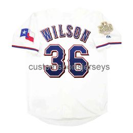 Cheap NEW C.J. Wilson 2011 World Series Jersey XS-5XL 6XL stitched baseball jerseys Retro
