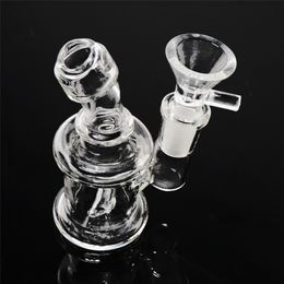 Mini Glass Bongs with 14mm Bowl Hand Pipe Smoking Water Pipes Hookah Shisha Oil Burner Thick Pyrex Bong Dab Rigs 4 inch