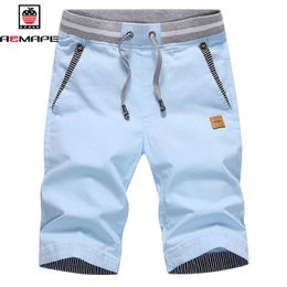 AEMAPE brand Casual Shorts Men Cottonlinen mens shorts est Summer Fashion Bermuda Beach Plus Size joggers 210714