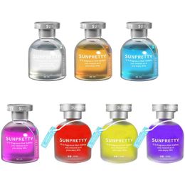 Ornaments Accessories Refillable Glass Air Freshener Perfume Bottle for Cars Decors 7 Fragrances