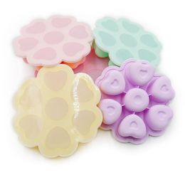 Ice Cube Trays Bar Silicone Food Supplement Box with Lid Reusable Heart Shaped Ices Tube Maker for Whiskey Drinks and Cocktails