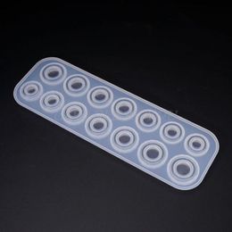 Baking Moulds Flat Rings Mould Collection Handmade Jewellery Tools DIY Making Ring Silicone Moulds For Resin Crystal Epoxy300b