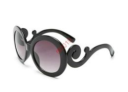 Street Fashion Woman Unisex Sunglasses Unique Personality Large Round Frame Uv400 3 Colour Optional Minimal Baroque Sunglasses Eyewear Lunette De Soleil