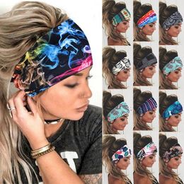 Cotton Women Headpiece wide Headbands For Girls Elastic Hairband Turban Yoga Bandage Hair Bands Headwrap Hair Accessories