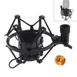 Metal Recording Studio Clip Spider Microphone Stand Shock Mount with Copper Transfer for Computers Condenser Mic