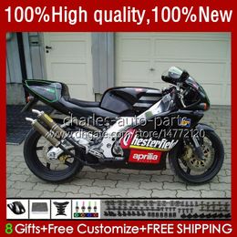 OEM Body For Aprilia RS-250 RS RSV 250 RS250 RR 1995-1997 Bodywork 24No.176 RSV250R Stock black RSV-250 RS250R 95 96 97 RSV250RR RS250RR RSV250 1995 1996 1997 Fairing