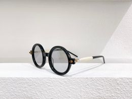 Mode Sonnenbrillenrahmen Hochwertige deutsche Nischen Marke KUB Runde Acetat Frame Vintage Gläser Optische Verordnungslinse