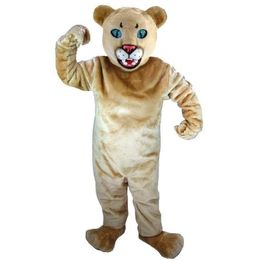 Halloween Cougar Mascot Costume Top Quality Cartoon Animal theme character Carnival Unisex Adults Size Christmas Birthday Party Fancy Outfit