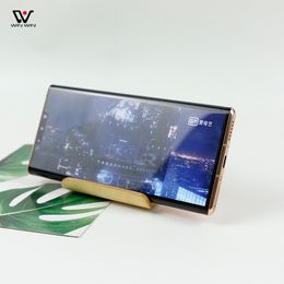 2023 Creativity Wooden Base Phone Holder Simplicity Bracket Desktop Decoration Stand