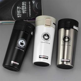 Premium Travel Coffee Mug Stainless Steel Thermos Tumbler Cups Vacuum Flask thermo Water Thermocup 211109