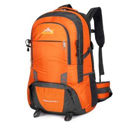 Hwjianfeng 60L Waterproof Outdoor Backpack Trekking Bag Large Capacity Camping Hiking Climbing Sports Backpack for Men Women Q0721