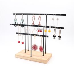 metal jewelry tree stand UK - Hanging Jewelry Stand Display Rack Tree Organizer Metal Rack for Holding Women Jewelries Earrings Rings Necklaces Ear Stud Pendant 20211230 T2