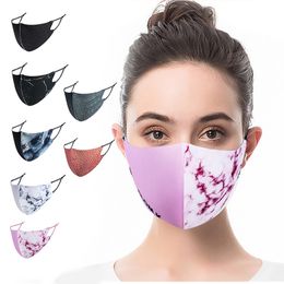 Spring and Summer Breathable Star Mask Washable Lace Air Layer Space Cotton Stereo 1XUD720