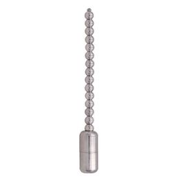 NXY Adult toys Stainless Steel Urethral Beads Penis Dilator Insert Sounding Rod Sex Toys For Men Masturbators Sound Torture Plug 1207
