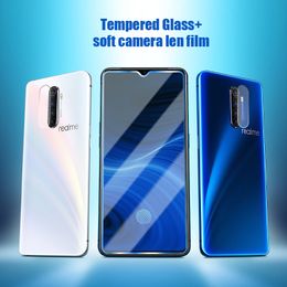 2IN1 Camera Lens Screen Protector on realme c3 c2 c1 c3i c11 Tempered Glass For X X2 X2 Pro X3 X50 5G X50