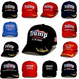 Presidential US Trump General Election Caps 2024 Snapbacks Keep Save America Again Baseball Hat Summer Headgear 14 496hh