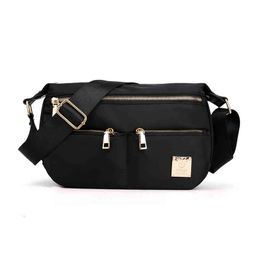 Custom Lightweight Single Shoulder Bag Ladi Msenger Bags New Waterproof Nylon Cloth Wild Lady Bag