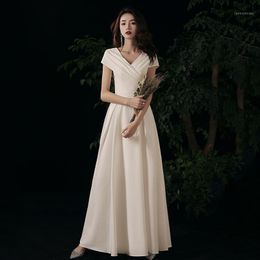 Vestidos de Noche blancos elegantes para mujer, vestidos de noche formales  largos de encaje, estilos de fiesta de graduación, 2019|Vestidos de noche|  - AliExpress