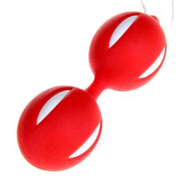 Nxy Sex Eggs Female Smart Duotone Ben Wa Ball Weighted Kegel Vaginal Tight Exercise Machine Vibrators Toys for Women 1215