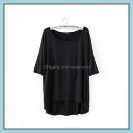 Womens T-Shirt Tops & Tees Clothing Apparel Heart Print Round Neck Long Sleeve Gray Women Casual Spring Autumn T Shirt Cute Drop Delivery 20