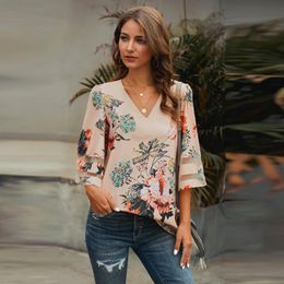 Cheap Women Three Quarter Sleeve Tops 