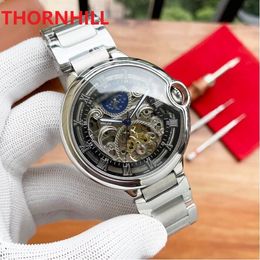 Top Brand Mens Designer Watch 44mm Star Flywheel Design Mechanical Wristwatch waterproof Super luminous watches for montre de luxe