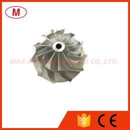 GT15-25 40.58/52.00mm 11+0 blades High Performance Turbo Billet compressor wheel/Aluminum 2618/Milling wheel for turbocharge Cartridge/CHRA/Core