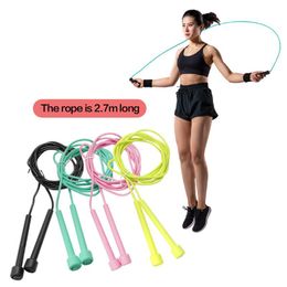 Jump Ropes Rope Speed Skipping Weight Loss Sport Rolling Pin Primary Senior Cross Fit Comb Cardio Training Fitness Home Gym 2022