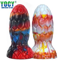 NXY Dildos Anal Toys Yocy 246 New Pineal Spherical Plug Vestibular Expansion Liquid Silica Gel Masturbator for Men and Women Adults 0225