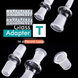 Glass Adapter 7cm bong water pipe 14mm-18mm male female hookah shisha for smoking oil rig dab